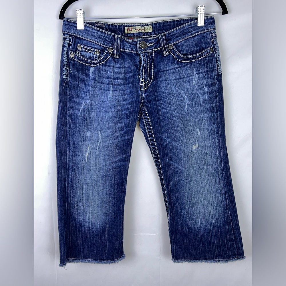 BKE Madison Women Distressed Cropped Jeans 27